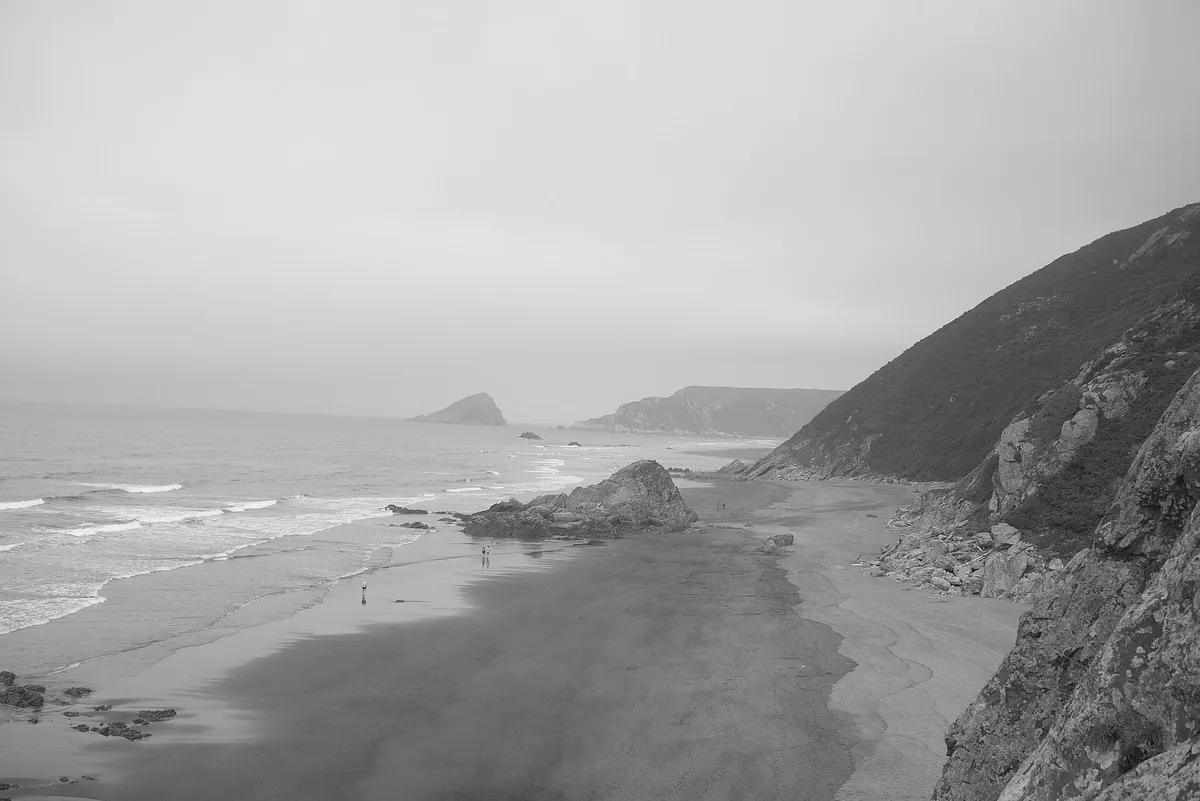 Playa de los Quebrantos, Soto del Barco, Asturias, España — 2