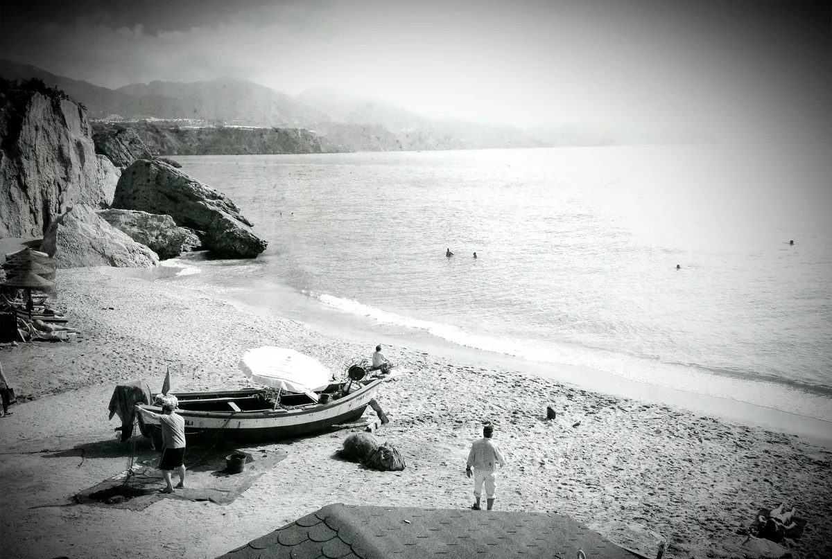 Burriana Beach, Nerja, Andalusia, Spain — 2