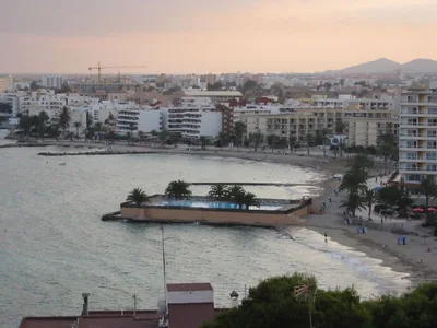 Figueretes Beach, Eivissa, Balearic Islands, Spain — 2