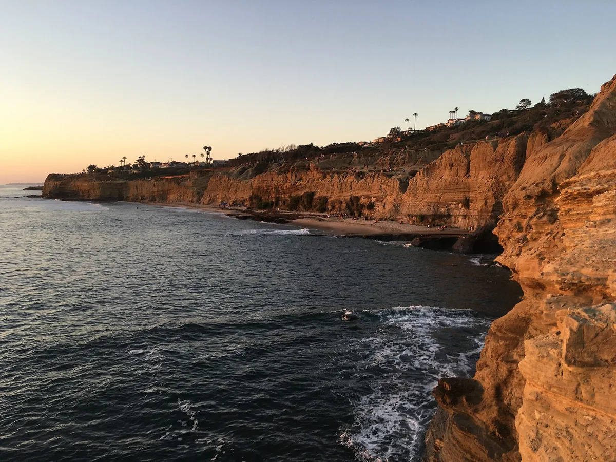 Sunset Cliffs Natural Park, San Diego, California Coast, Vereinigte Staaten