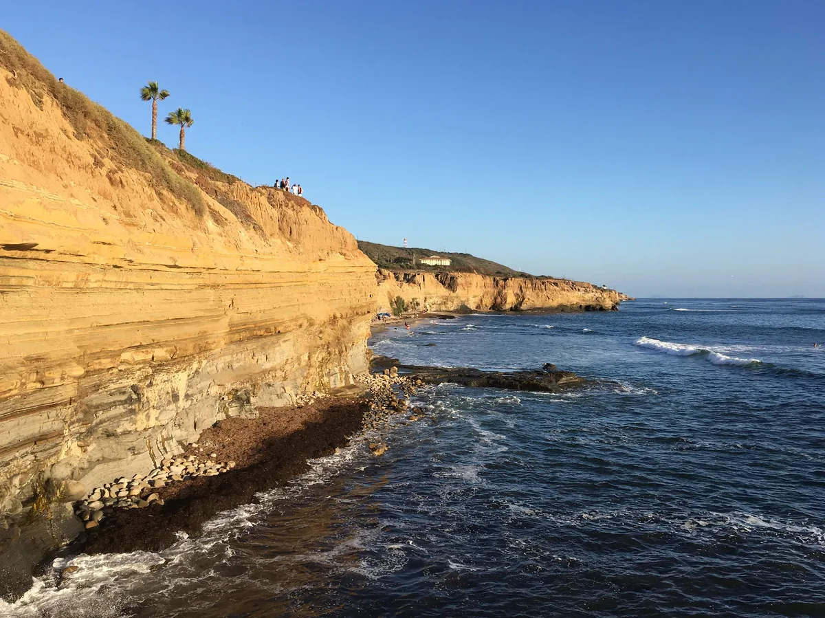 Sunset Cliffs Natural Park, San Diego, California Coast, Vereinigte Staaten — 3