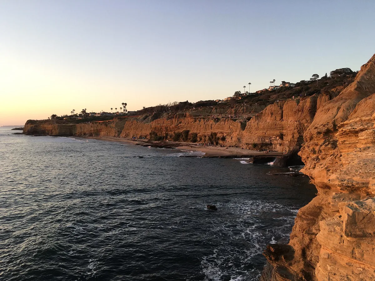 Sunset Cliffs Natural Park, San Diego, California Coast, Vereinigte Staaten — 2