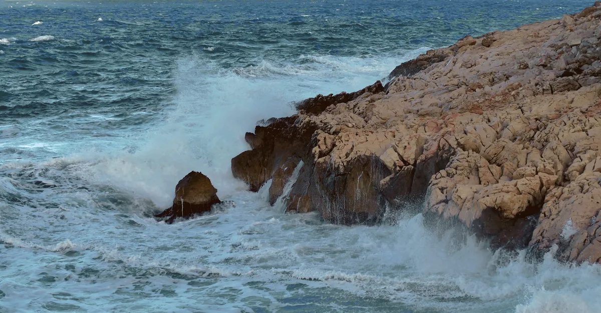 Saména Beach, Marseille, Provence-Alpes-Côte d'Azur, France