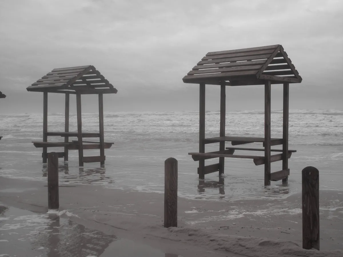 Padre Balli County Park Beach, Corpus Christi, US Gulf Coast, United States