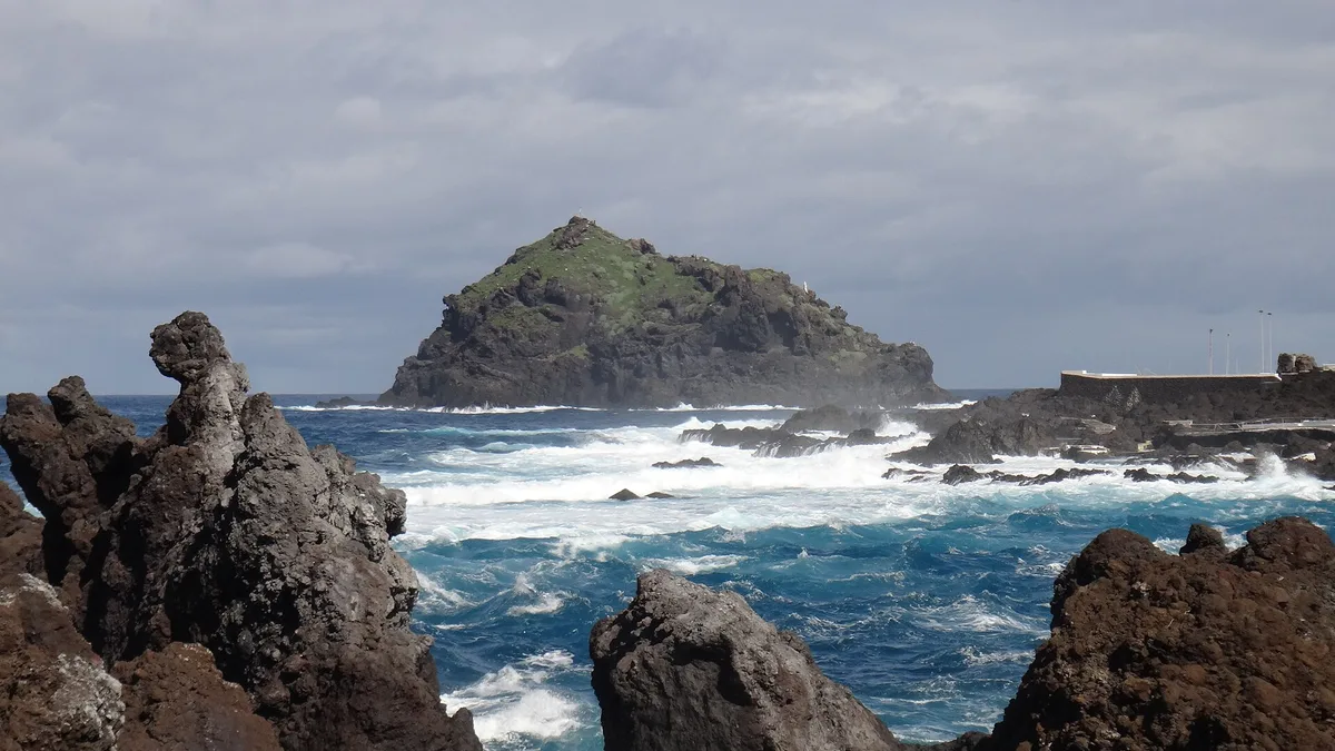 Garachico Beach, Garachico, Canary Islands, Spain