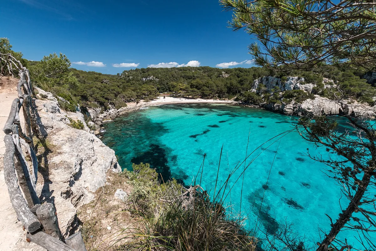 Cala Macarella Beach, Ciutadella de Menorca, Balearic Islands, Spain — 2