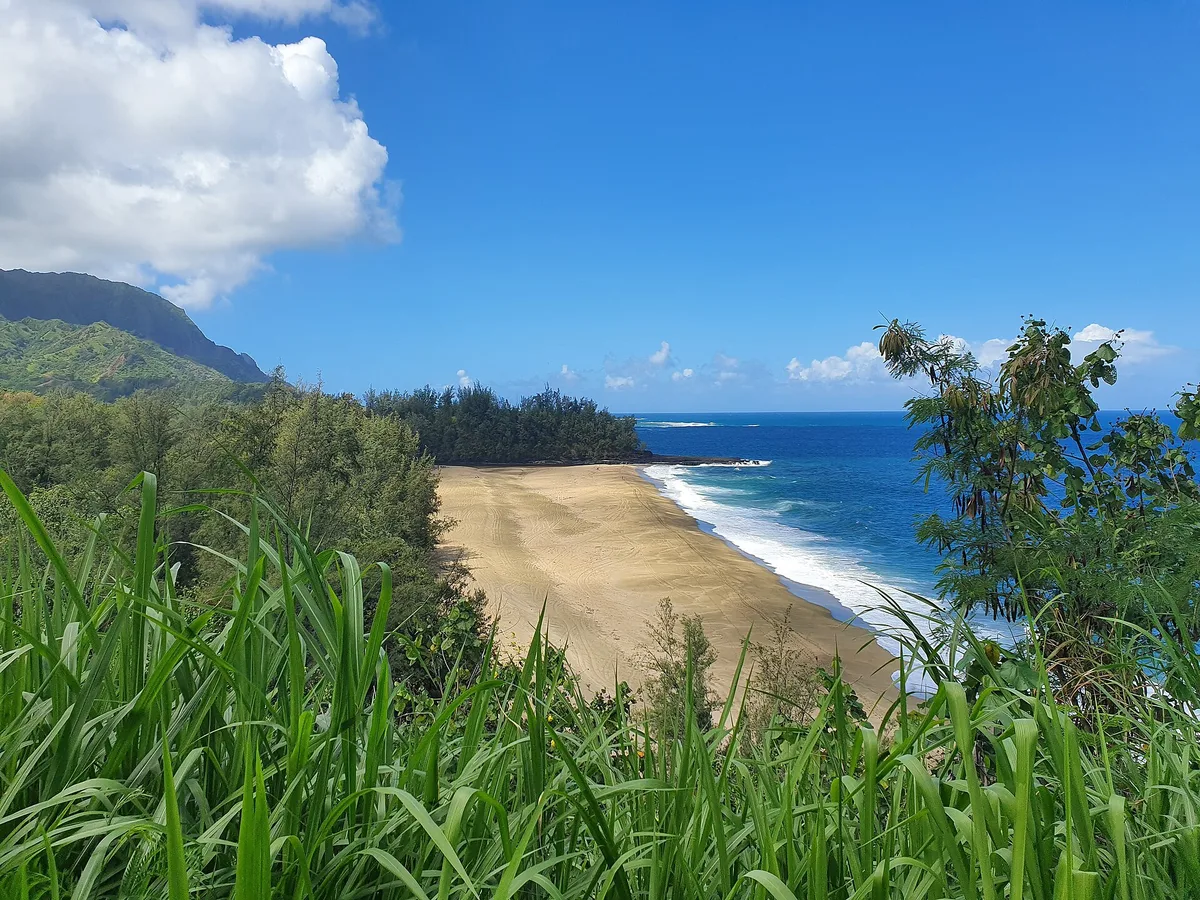 Playa de Lumaha'i, Hanalei, Hawaii, Estados Unidos — 6