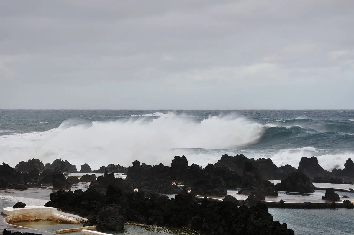 Porto-Moniz-Strand, Porto Moniz, Madeira Archipelago, Portugal — 2