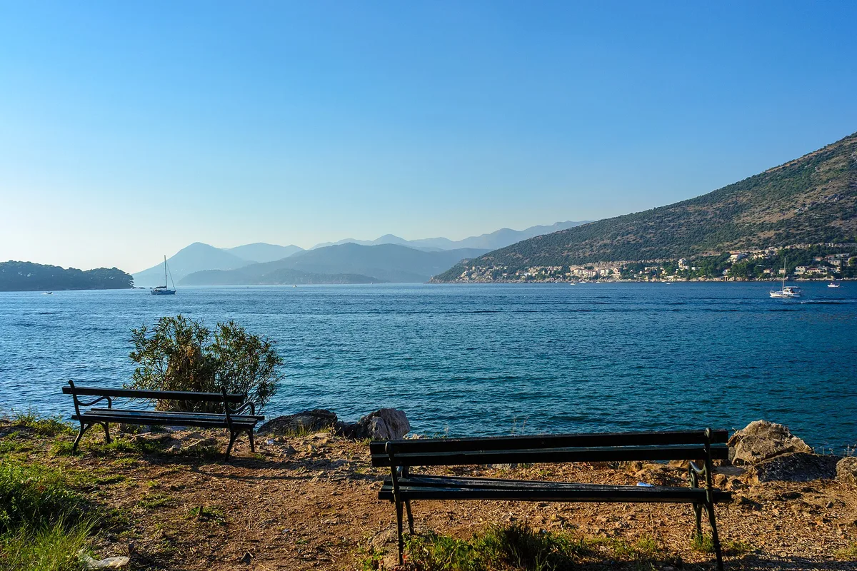 Copacabana Beach, Dubrovnik, Dalmatia, Croatia