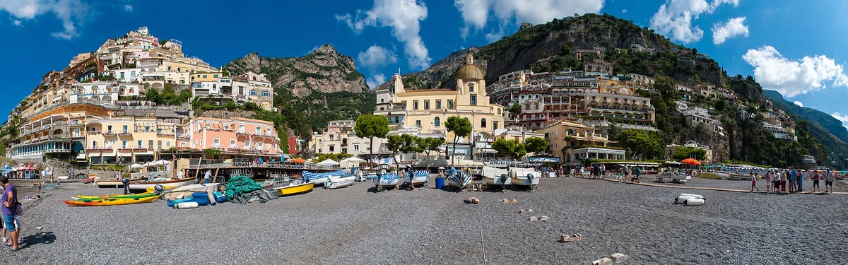 Positano Beach, Positano, Campania, Italy — 2