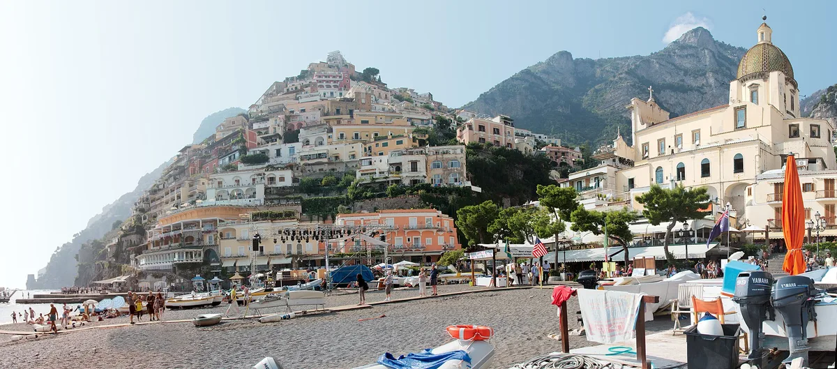 Positano Beach, Positano, Campania, Italy