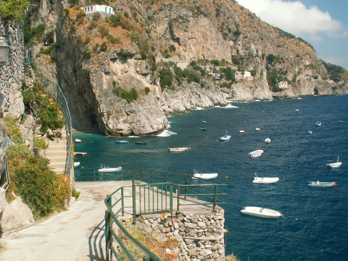 Playa de Marina di Praia, Praiano, Campania, Italia — 6