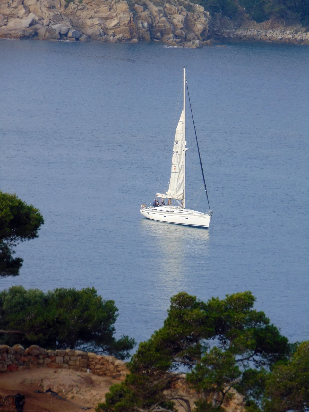 Plage de Cala Estreta, Palamós, Catalonia, Espagne — 5