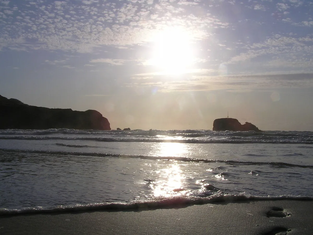 Perranporth Beach, Perranzabuloe, British Coast, United Kingdom