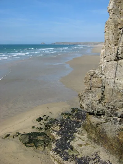Perranporth Beach, Perranzabuloe, British Coast, United Kingdom — 4