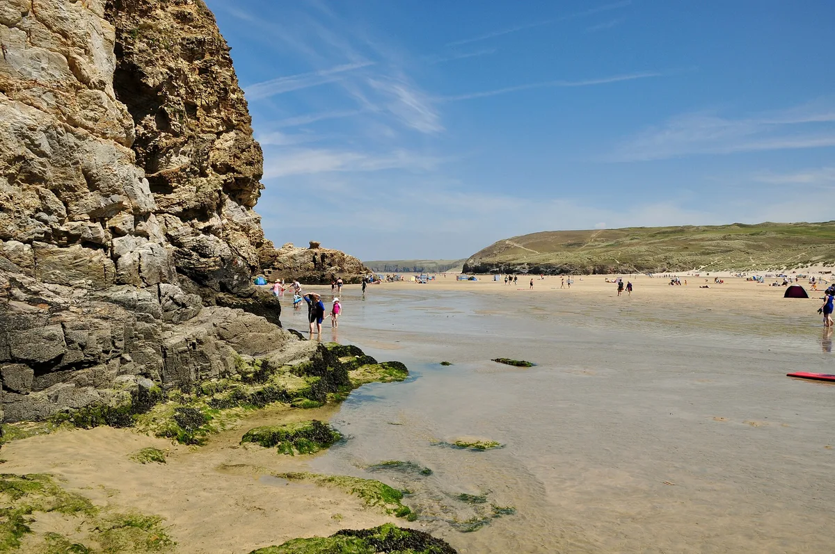 Perranporth Beach, Perranzabuloe, British Coast, United Kingdom — 6