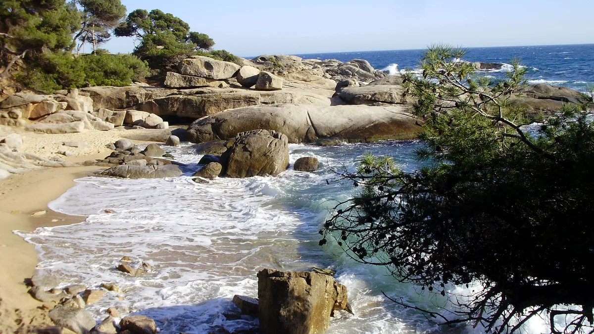 Plage de Cap Roig, Calonge, Catalonia, Espagne — 2