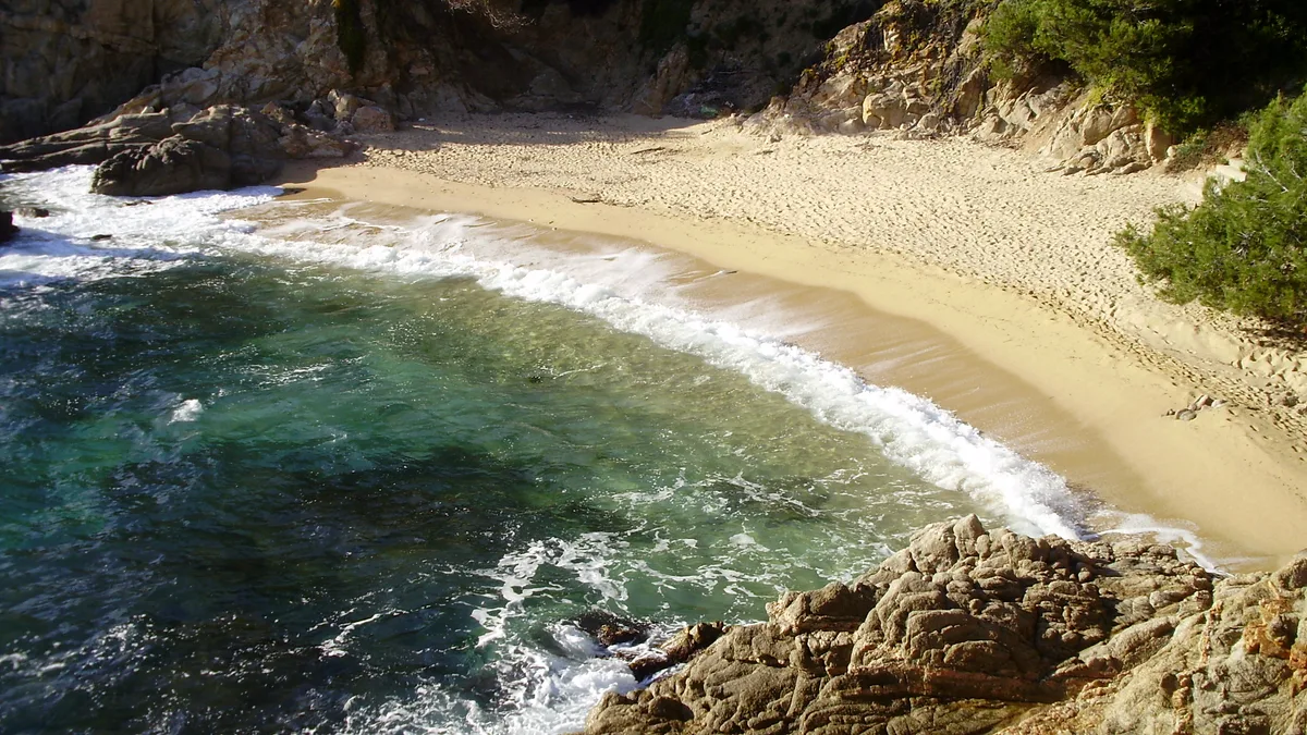 Plage de Cap Roig, Calonge, Catalonia, Espagne