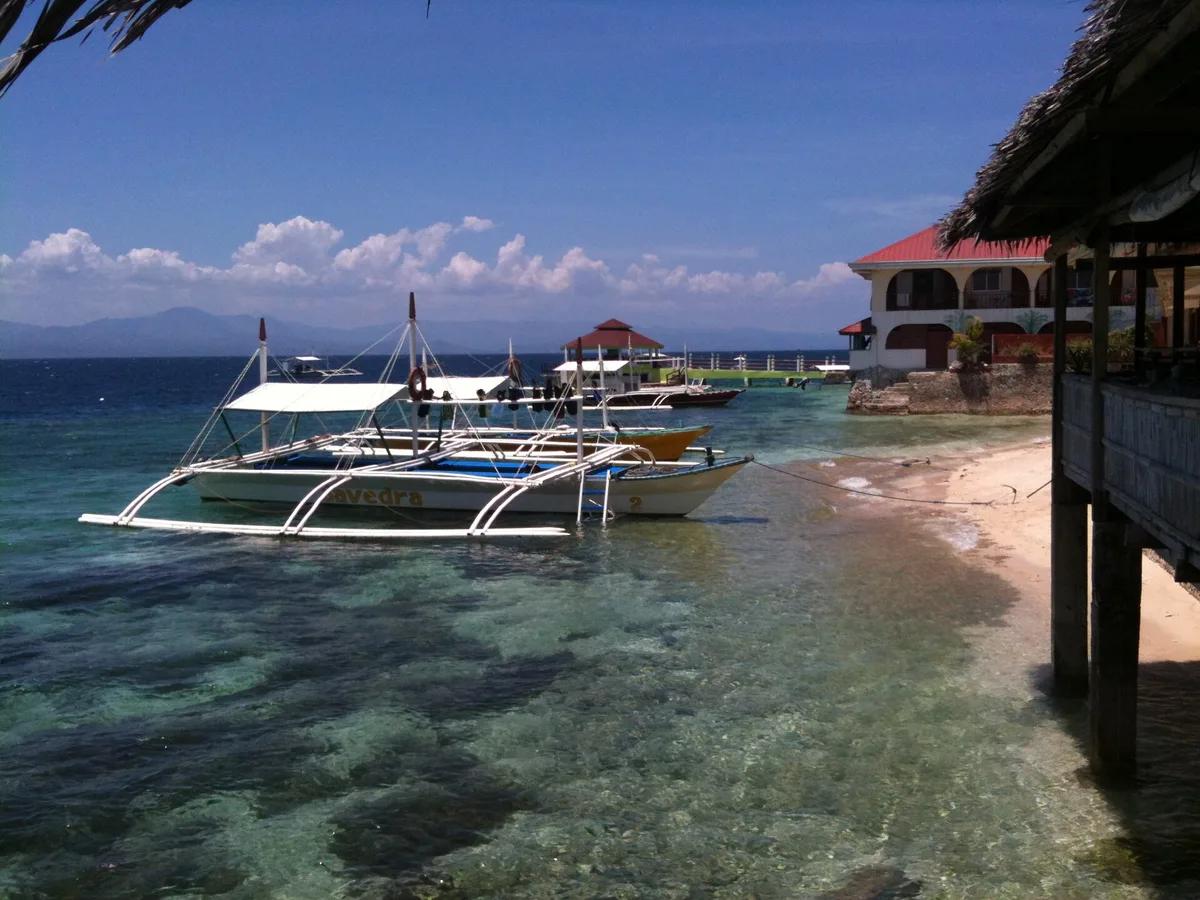 Playa de Panagsama, Moalboal, Central Visayas, Filipinas — 3