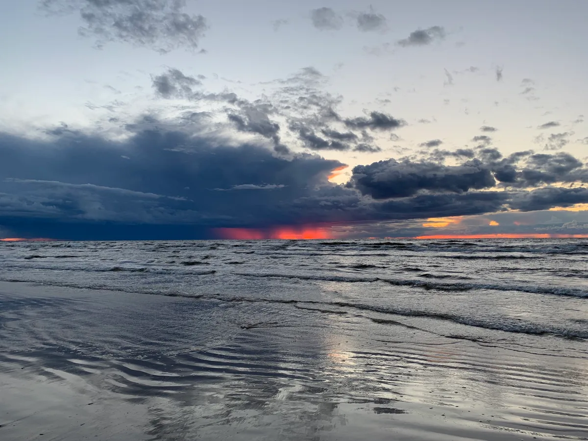 Majori-strand, Jūrmala, Baltic Sea Coast, Latvia — 2