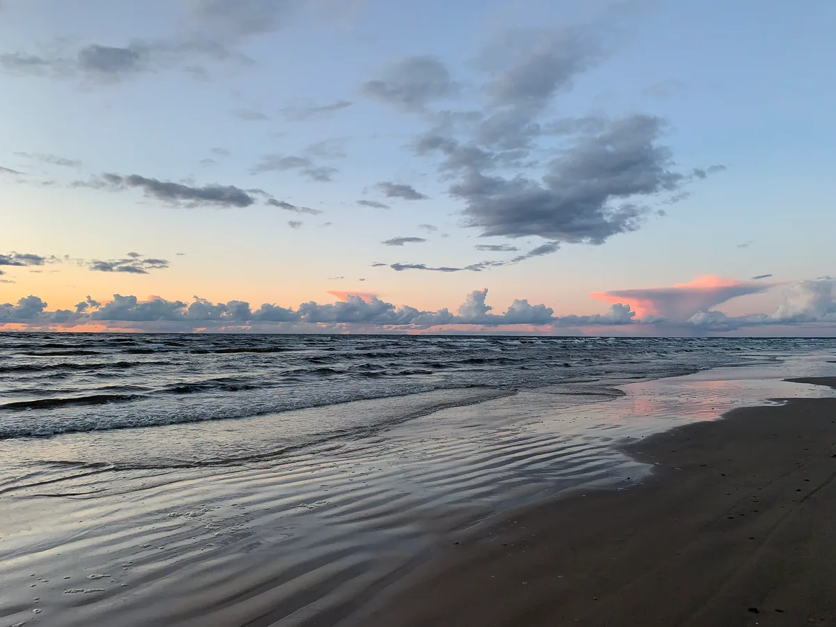 Majori-strand, Jūrmala, Baltic Sea Coast, Latvia — 4