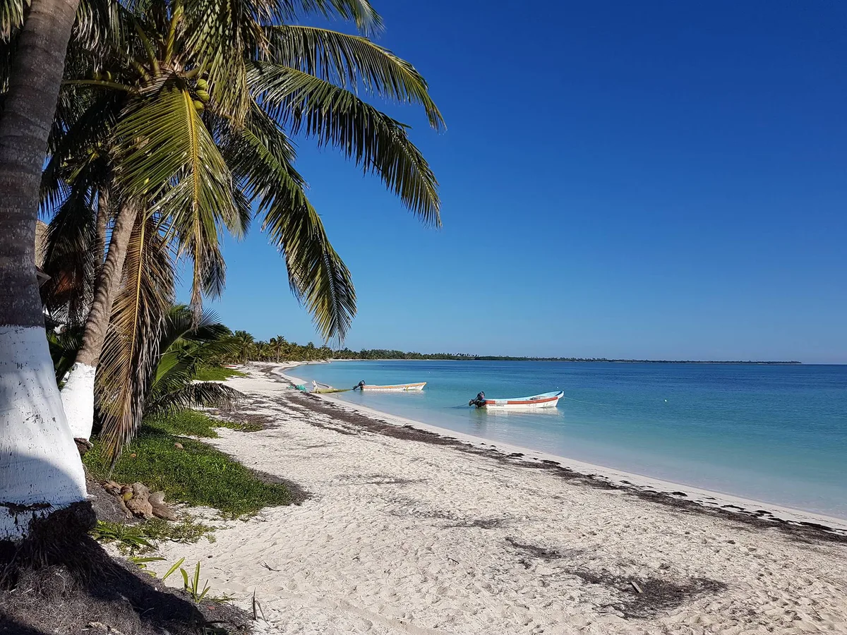 Punta Allen Beach, Tulum, Yucatan Caribbean, Mexico