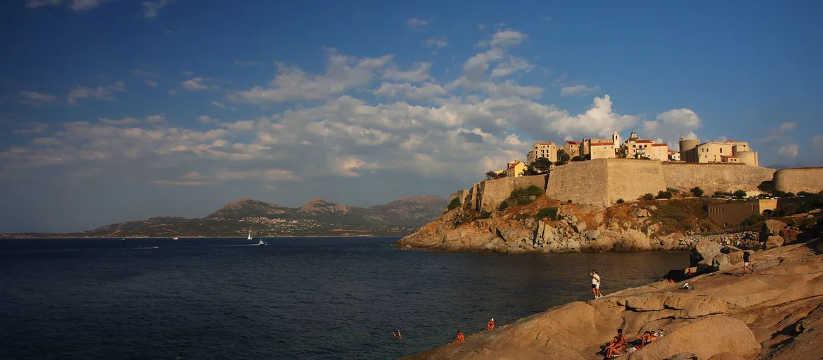 Calvi Beach, Calvi, Corsica, France