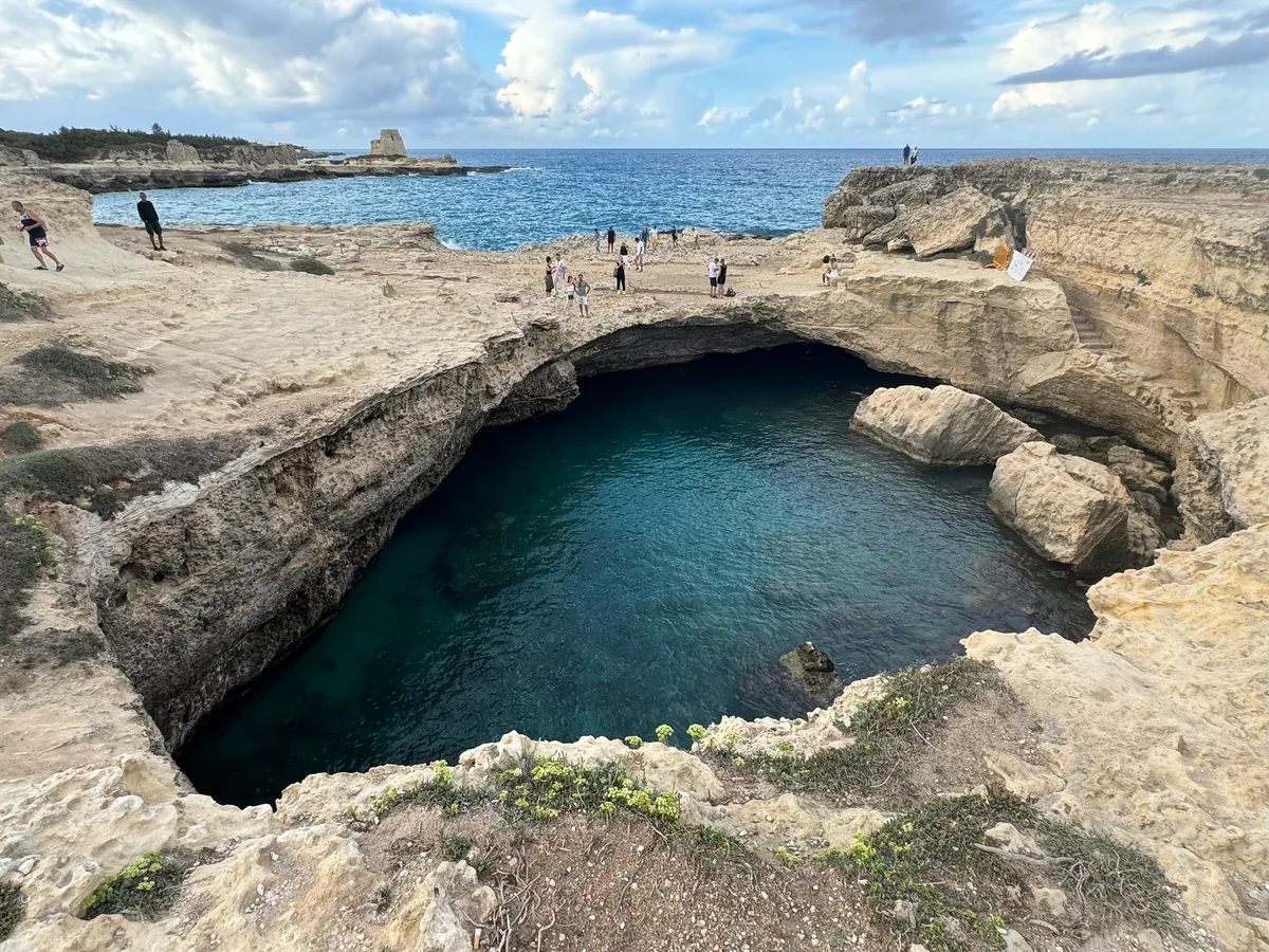 Grotta della Poesia Beach, Melendugno, Puglia, Italy