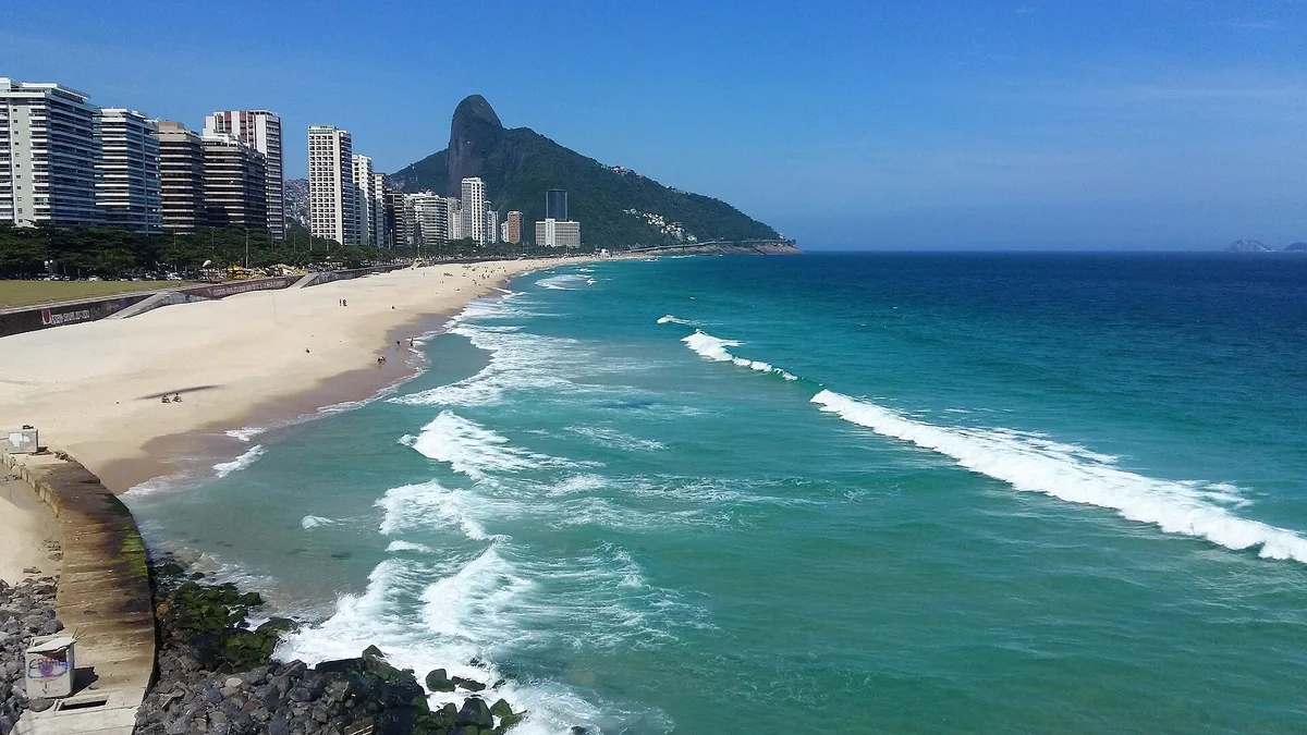 São Conrado Beach, Rio de Janeiro, Brazilian Atlantic, Brazil — 4