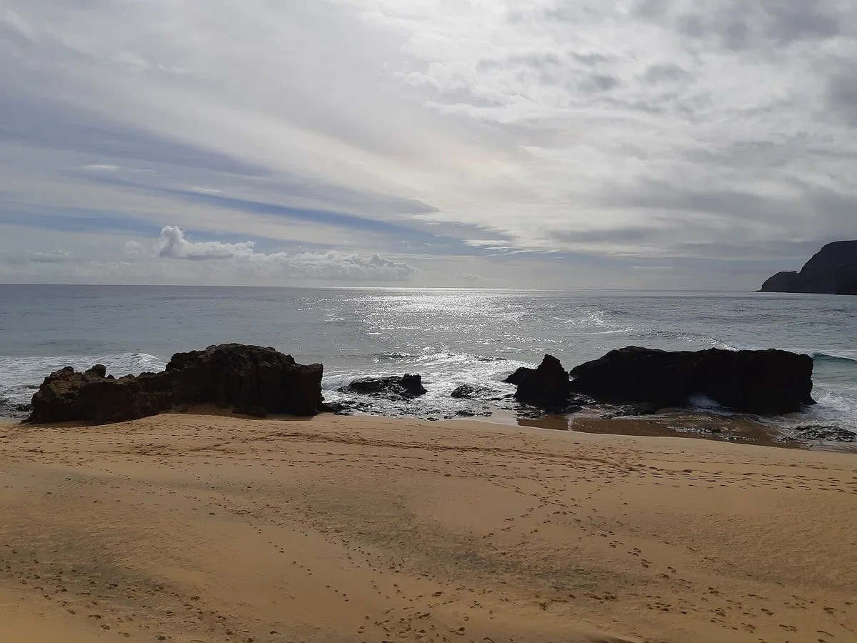 Calheta Beach, Vila Baleira, Madeira Archipelago, Portugal — 6
