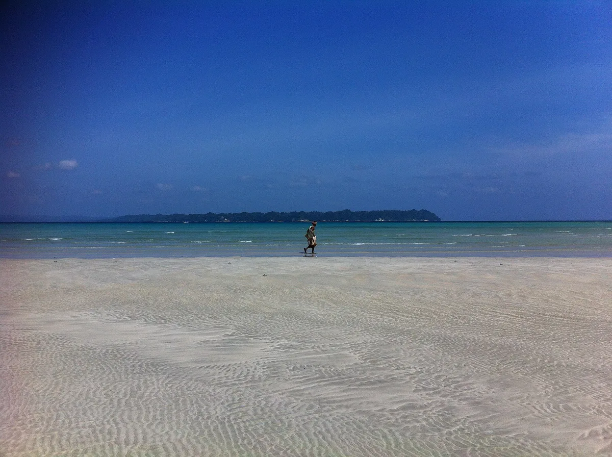 Bharatpur-Strand, Shaheed Dweep, Andaman and Nicobar Islands, Indien — 3