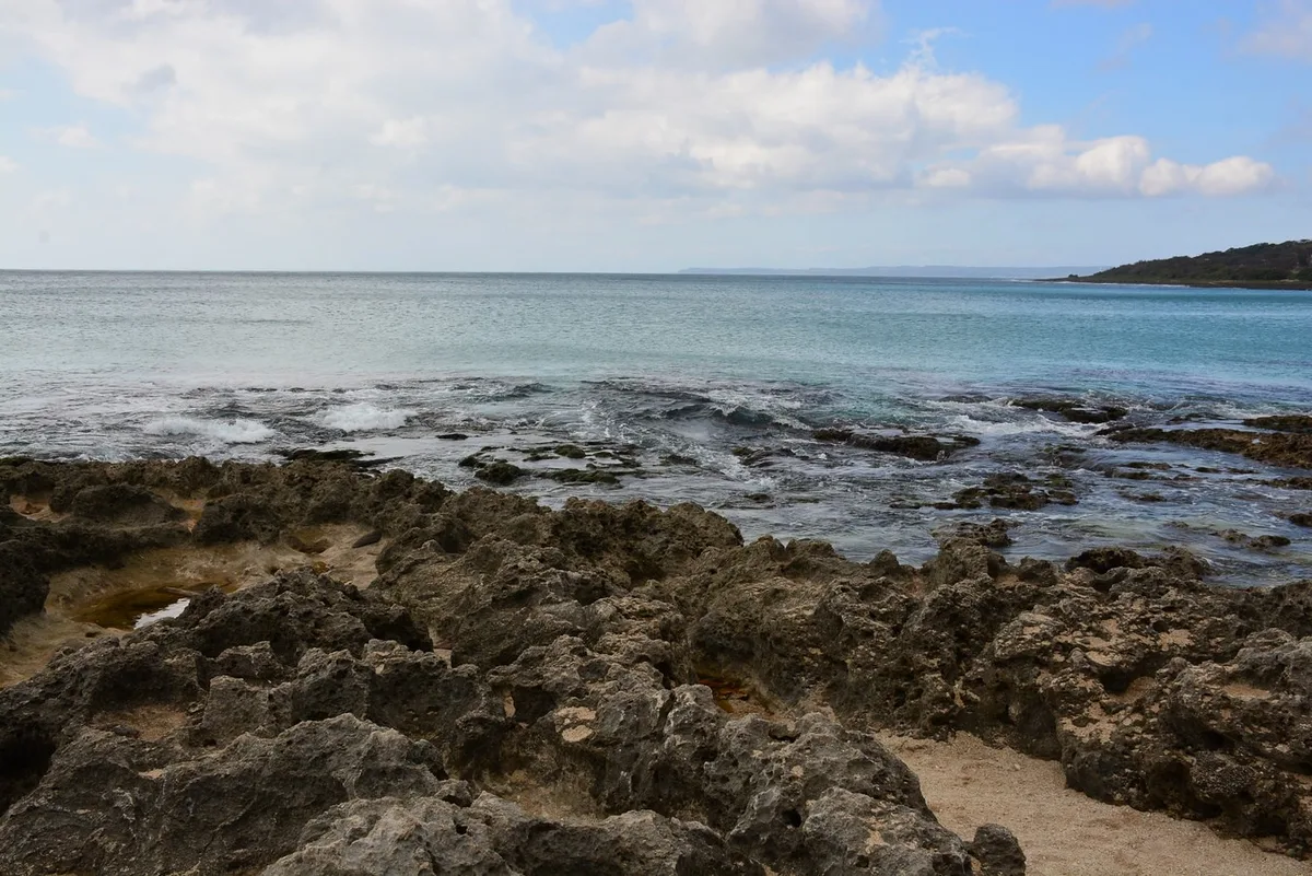 Eluanbi Lighthouse Reef Beach, Southern Taiwan, Taiwan