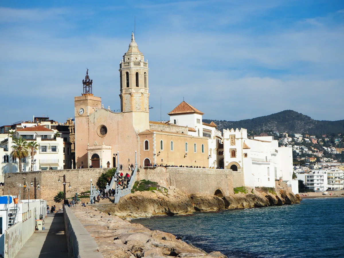 Balmins-Strand, Sitges, Catalonia, Spanien — 6