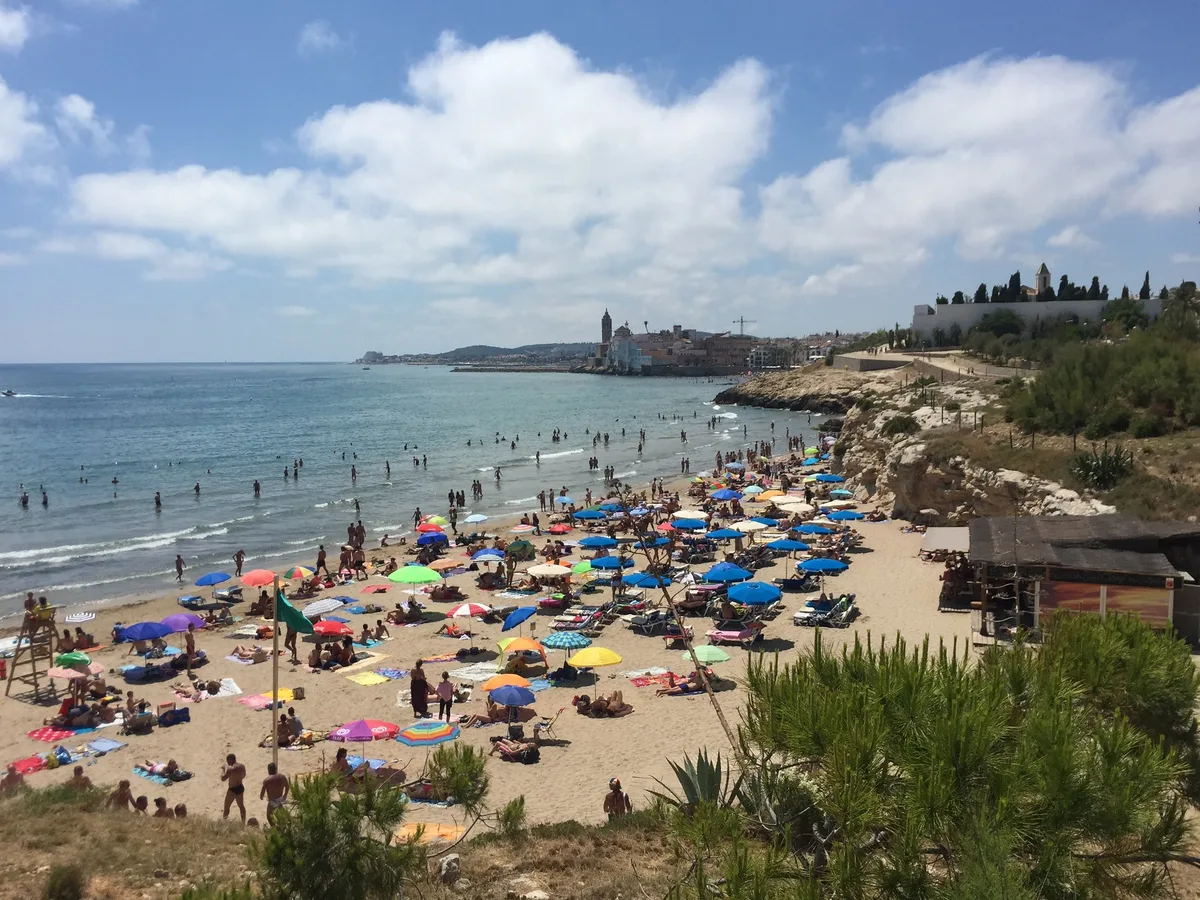 Balmins-Strand, Sitges, Catalonia, Spanien — 5