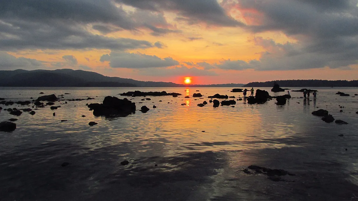 Chidiya Tapu-Strand, Port Blair, Andaman and Nicobar Islands, Indien — 2