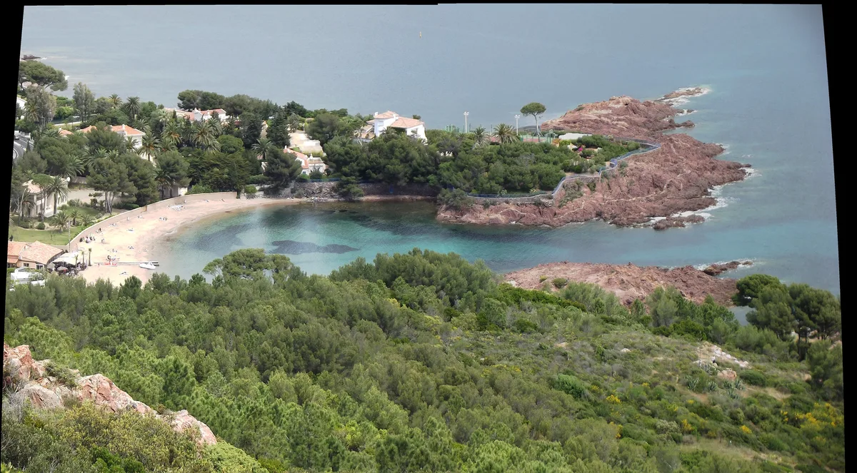 Camp Long Beach, Saint-Raphaël, French Riviera, France
