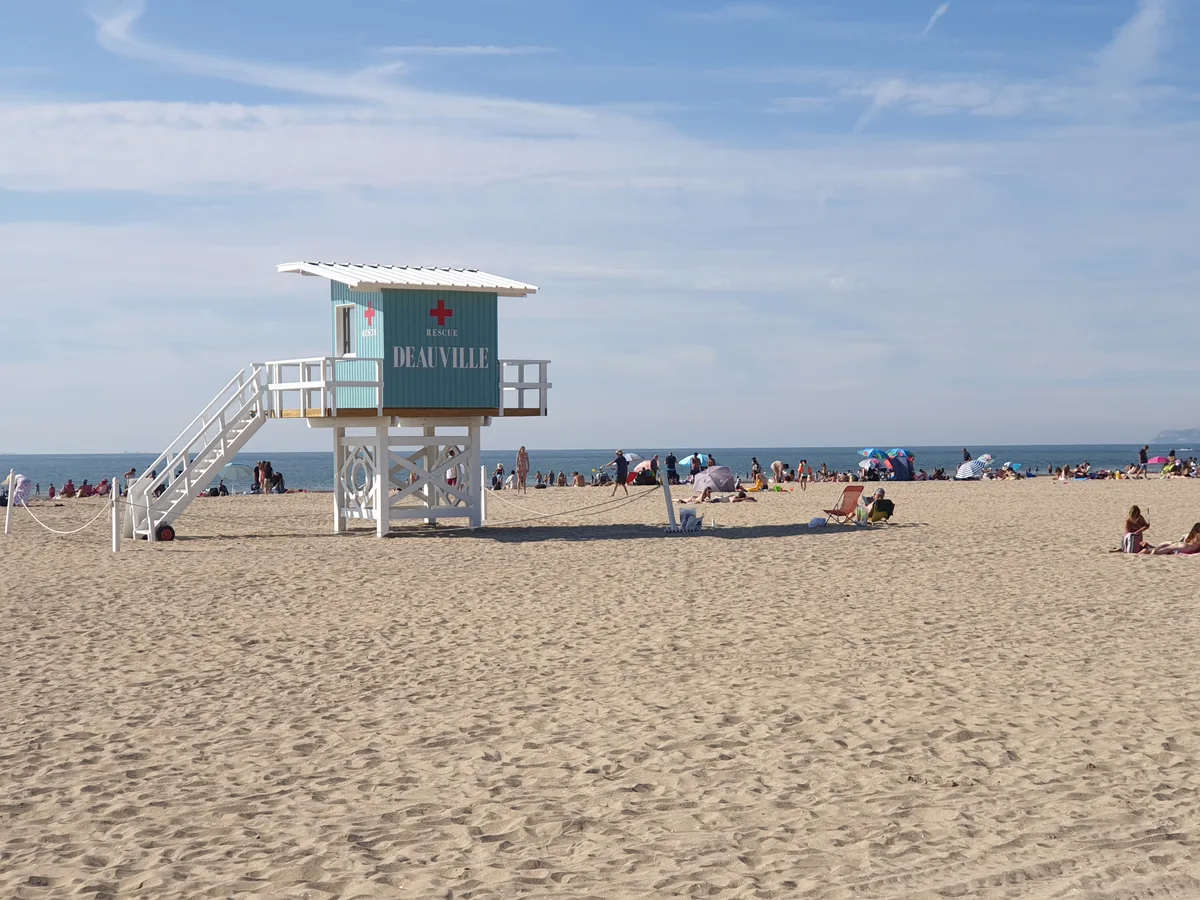 Deauville-strand, Deauville, Normandy, Frankrijk — 3