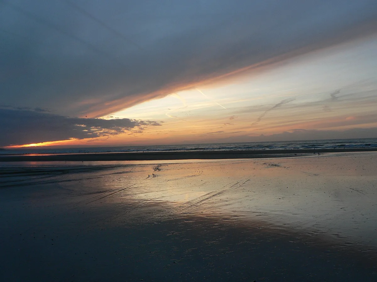 Deauville-strand, Deauville, Normandy, Frankrijk — 5