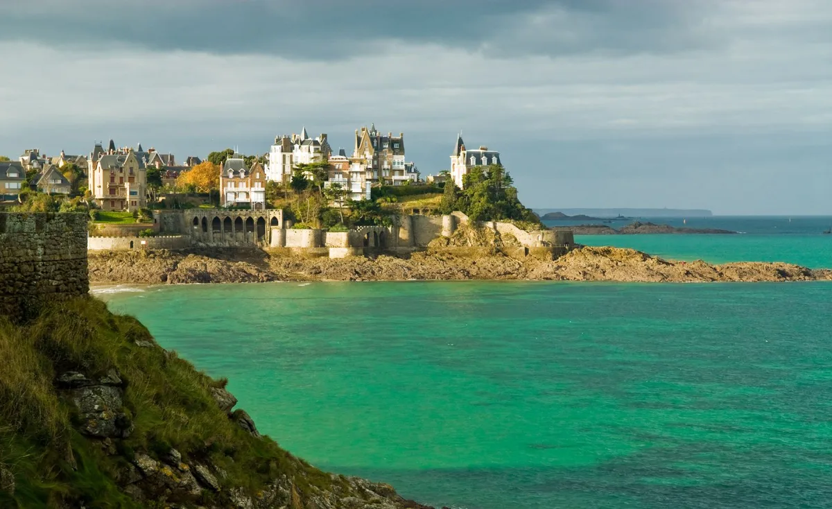 Écluse Beach, Dinard, Brittany, France