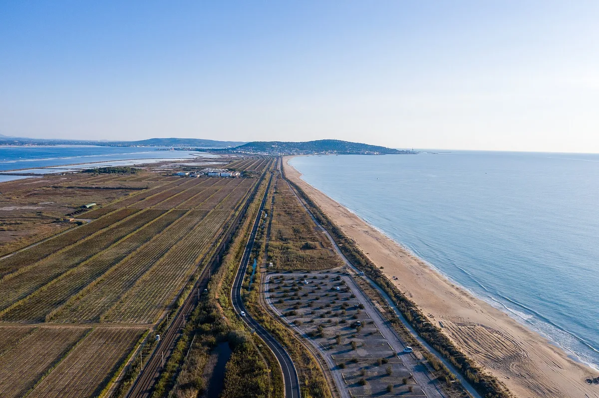 Vias Beach, Vias, Occitanie, France — 2