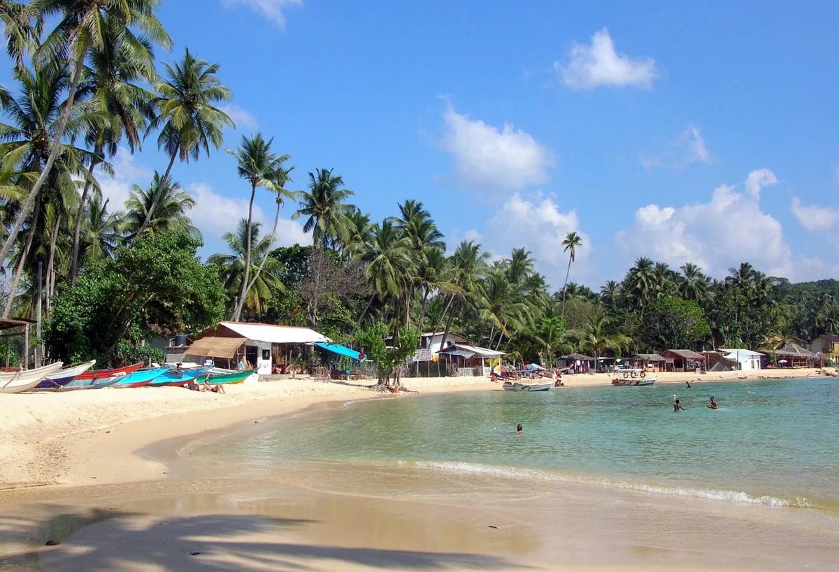 Unawatuna Beach, Unawatuna, Southern Province, Sri Lanka