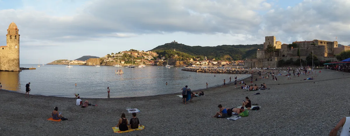 Saint-Cyr Beach, Collioure, Occitanie, France — 2