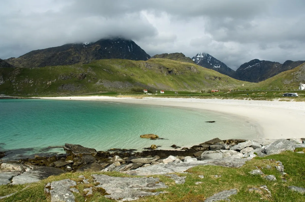 Haukland Beach, Vestvågøy, Norwegian Sea, Norway — 2