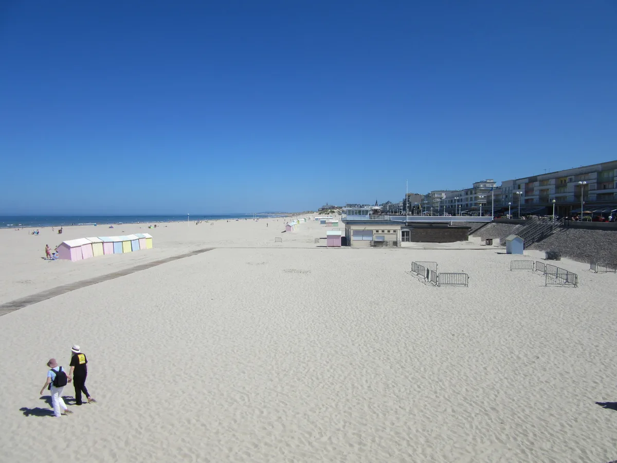 Berck-sur-Mer-strand, Berck-sur-Mer, Hauts-de-France, Frankrijk — 2