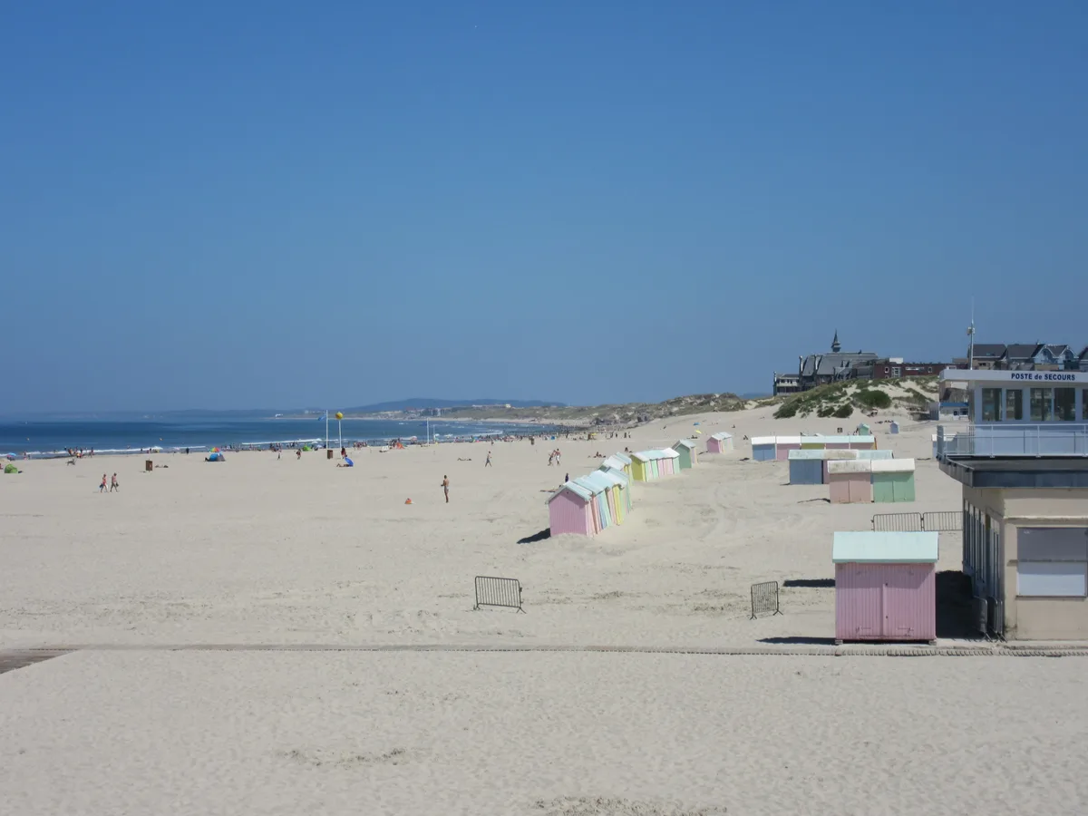 Berck-sur-Mer-strand, Berck-sur-Mer, Hauts-de-France, Frankrijk — 3