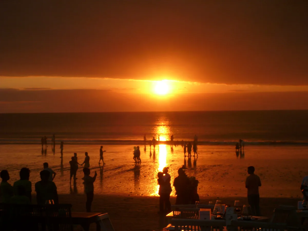 Jimbaran-Strand, Jimbaran, Lesser Sunda Islands, Indonesien
