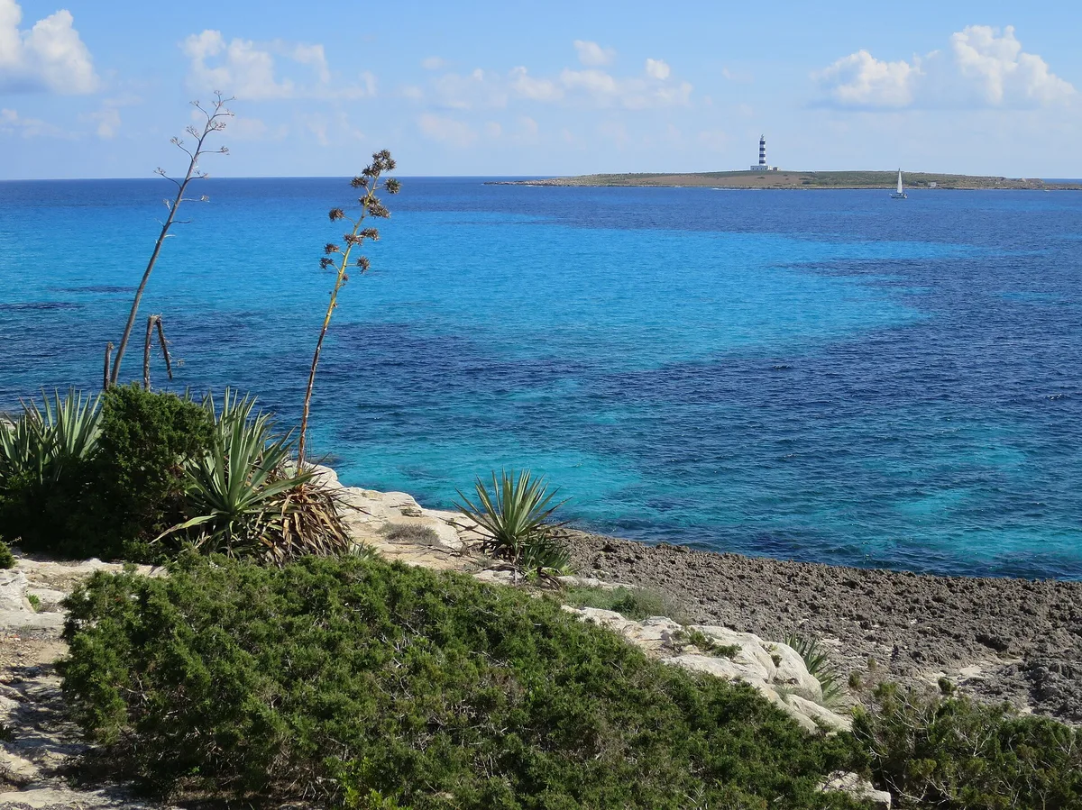 Punta Prima Beach, Sant Lluís, Balearic Islands, Spain — 2