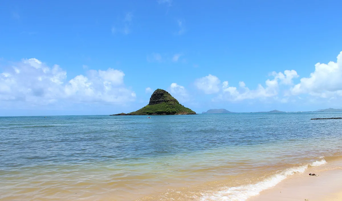 Kualoa Regional Park-Strand, Kaneohe, Hawaii, Vereinigte Staaten