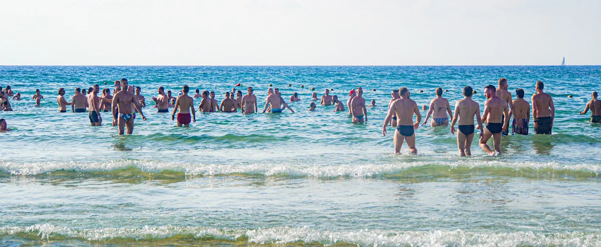 Hilton Beach, Tel Aviv-Yafo, Mediterranean Levant, Israel — 4