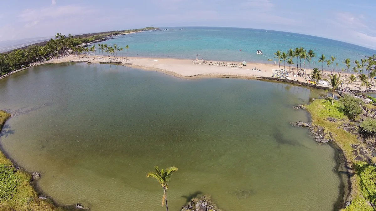 ʻAnaehoʻomalu Beach, South Kohala, Hawaii, Vereinigte Staaten